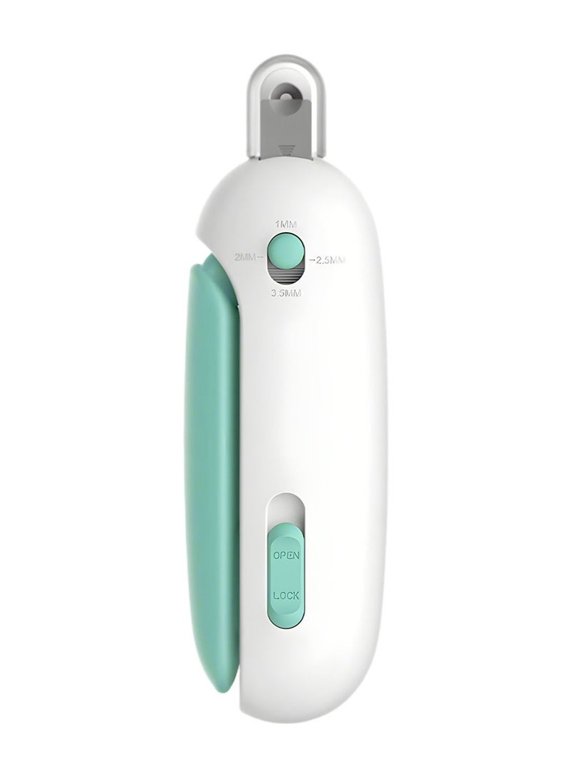 Cat Nail Clipper – Adjustable, Splash-Proof, with Built-in Nail File | Safe Grooming for All Cat & Dog Sizes - Image 1